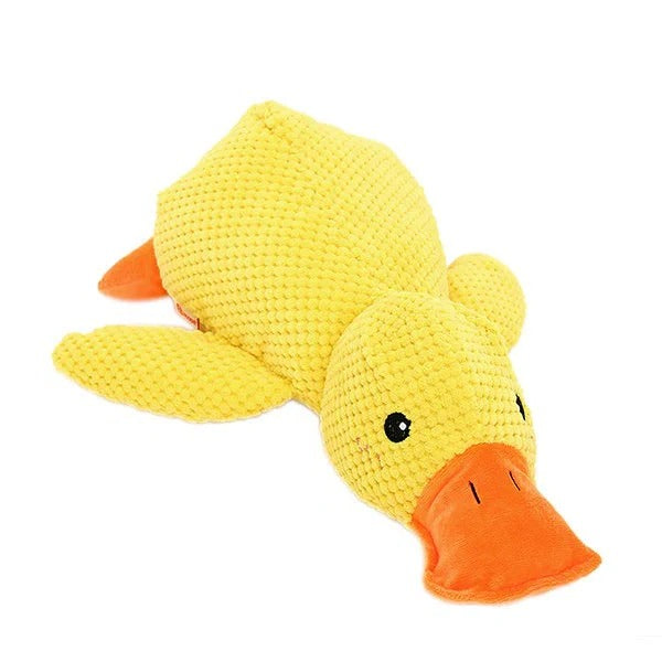 Verspieltes Enten-Squeaky-Spielzeug für Hunde mit verstärkten Nähten