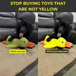 Verspieltes Enten-Squeaky-Spielzeug für Hunde mit verstärkten Nähten