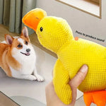 Verspieltes Enten-Squeaky-Spielzeug für Hunde mit verstärkten Nähten