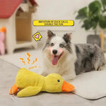 Verspieltes Enten-Squeaky-Spielzeug für Hunde mit verstärkten Nähten