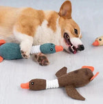 Robustes Enten-Plüschspielzeug für Hunde mit Textur