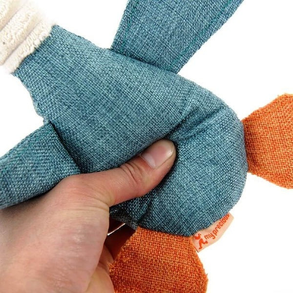 Robustes Enten-Plüschspielzeug für Hunde mit Textur