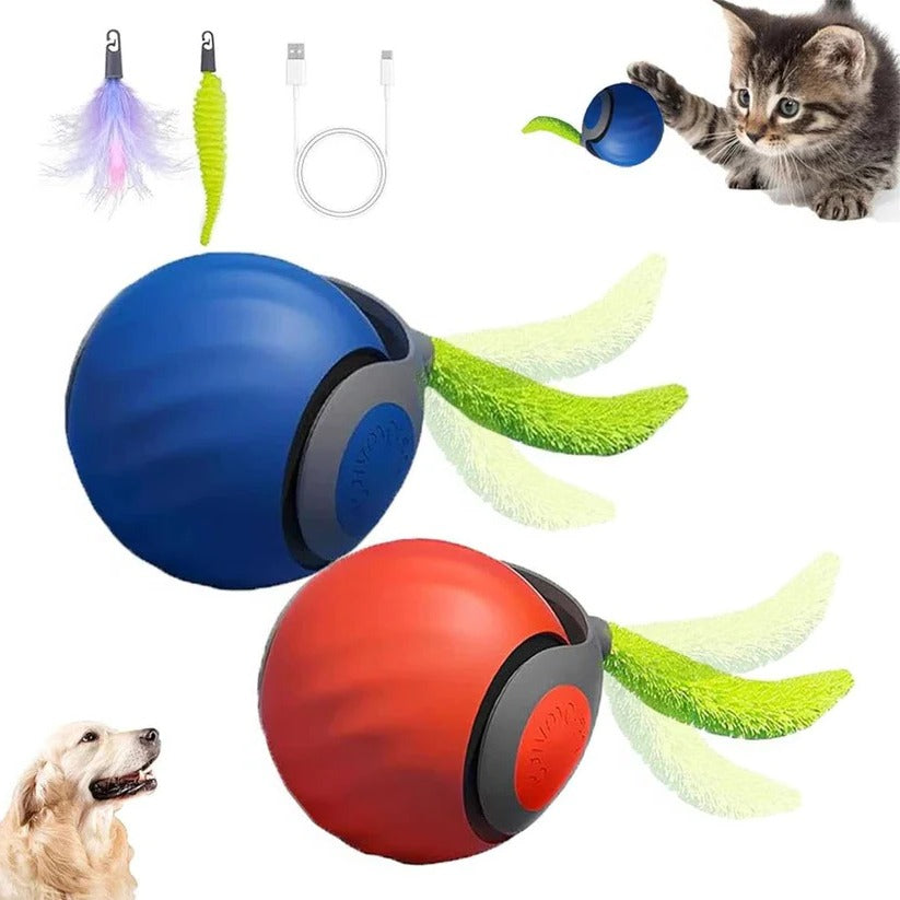 Interaktives Katzenspielzeug mit Schwanzdesign – 2er Set