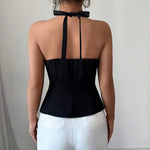 Elegante ärmellose Weste für Damen mit taillierter Passform