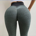 Hochtaillierte Sportleggings mit Struktur für optimale Performance