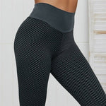 Hochtaillierte Sportleggings mit Struktur für optimale Performance