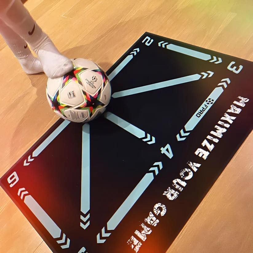 Interaktive Fußball-Trainingsmatte mit Video-Coaching
