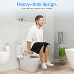 Verstellbare Toilettensicherheitsstütze mit Doppelarmlehnen für Senioren