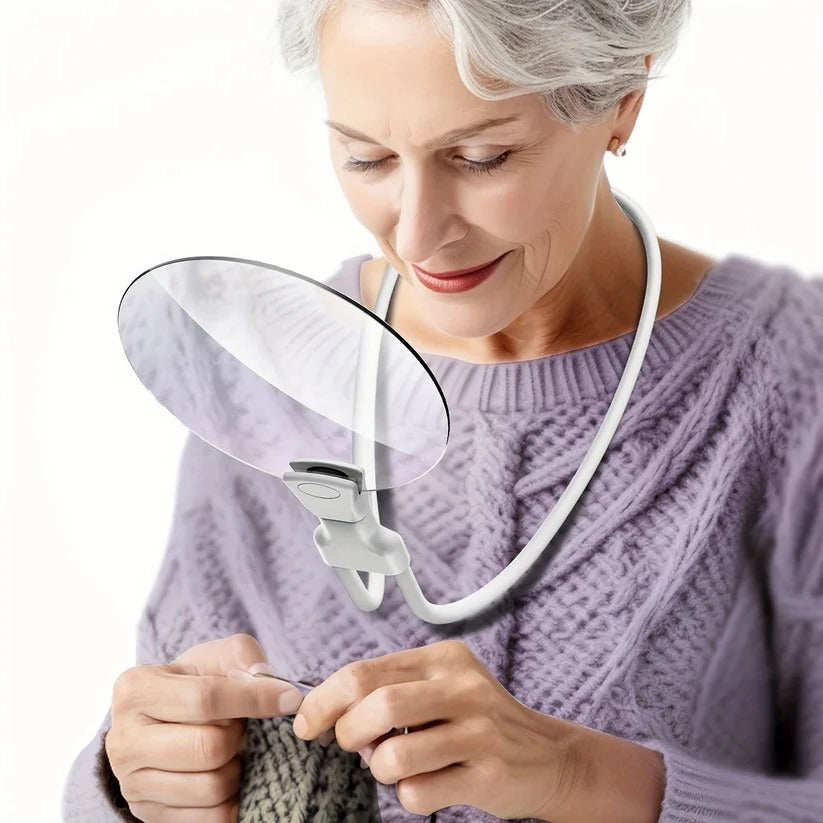 Tragbare Vergrößerungsbrille mit 5-facher Vergrößerung für freihändiges Arbeiten