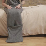 Unisex Tragbare Wickeldecke mit Offenem Design für Bequeme Anpassung