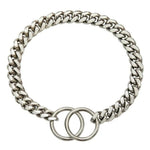 Verstellbarer Edelstahl-Hundehalsband mit Robuster Kette