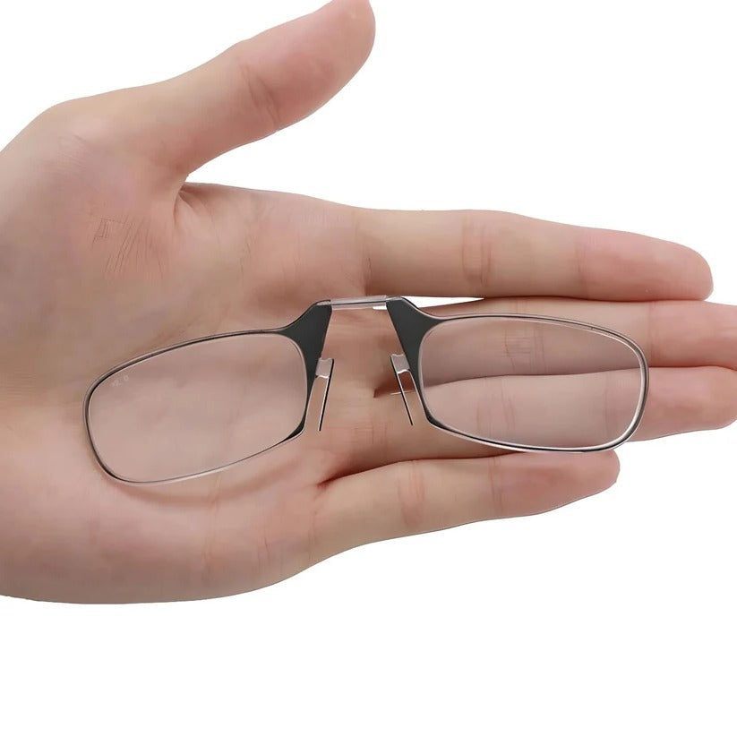 Praktische Lesebrille mit Flexibler Silikonhalterung und Aufbewahrungsetui