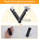 Kompakte USB-Akku-LED-Lampe mit Clip und Timer-Funktion