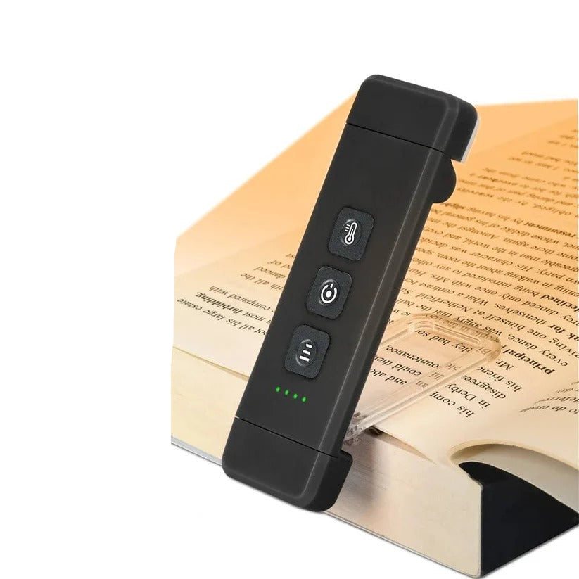 Kompakte USB-Akku-LED-Lampe mit Clip und Timer-Funktion