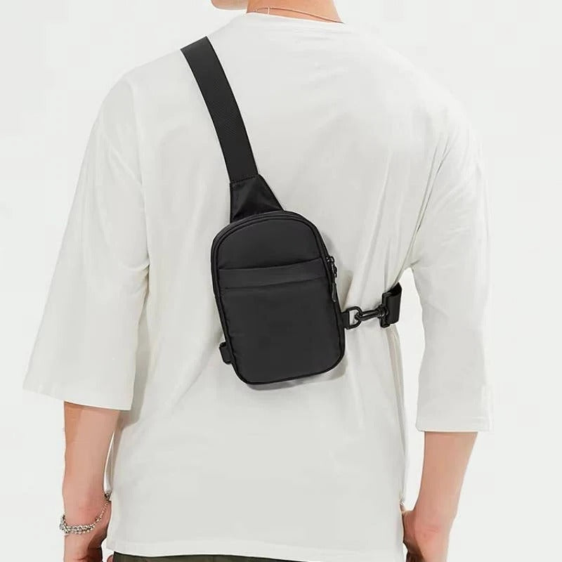 Leichte Umhängetasche für Herren mit verstellbarem Schultergurt