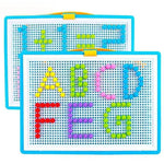 Bunte Steckspiel-Mosaikbox für Kinder – 296 Teile