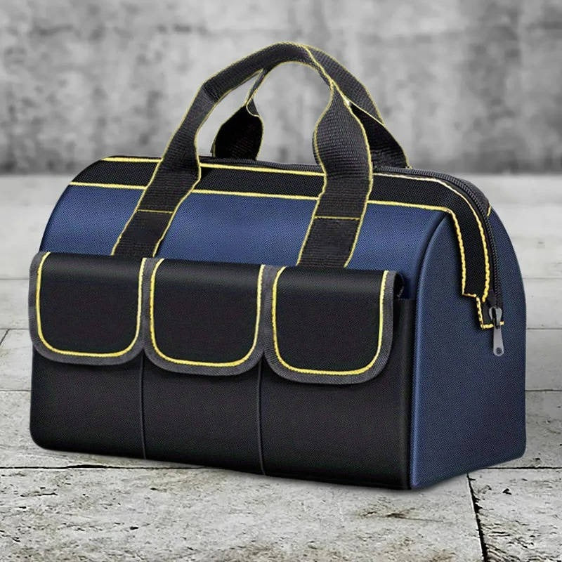 Wasserfeste Werkzeugtasche mit breiter Öffnung für einfachen Zugriff