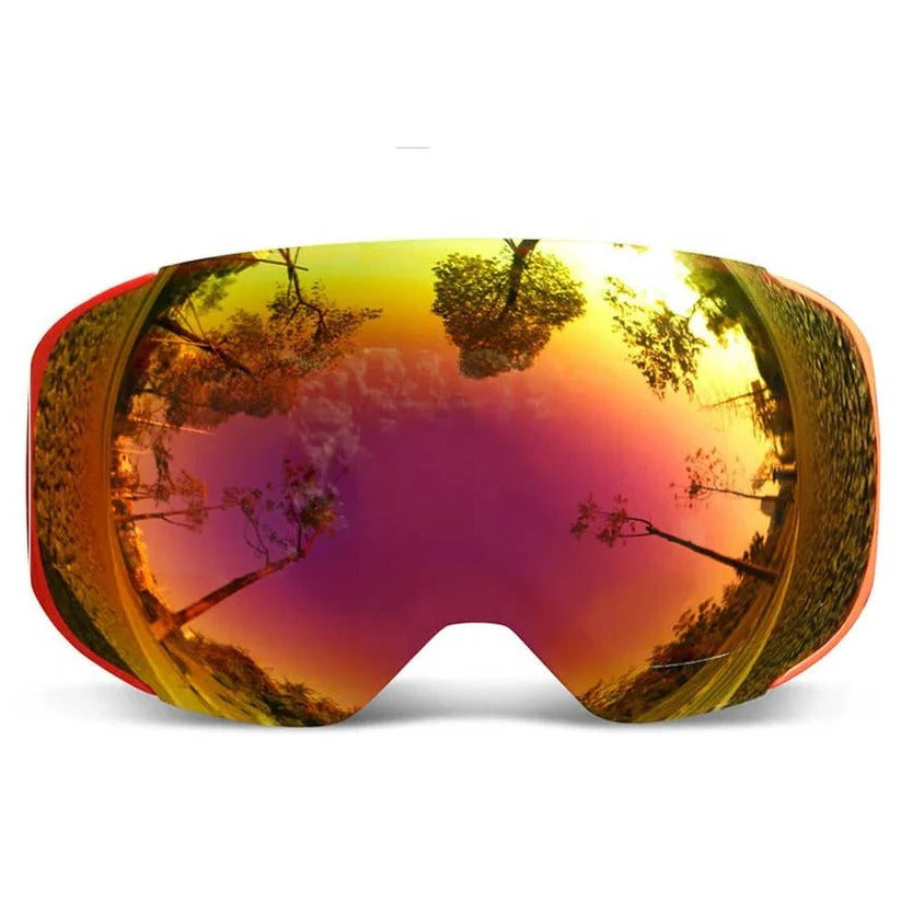 Ski-Schutzbrille mit Magnetwechsel-Objektiv, Anti-Beschlag und UV400-Schutz