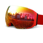 Ski-Schutzbrille mit Magnetwechsel-Objektiv, Anti-Beschlag und UV400-Schutz