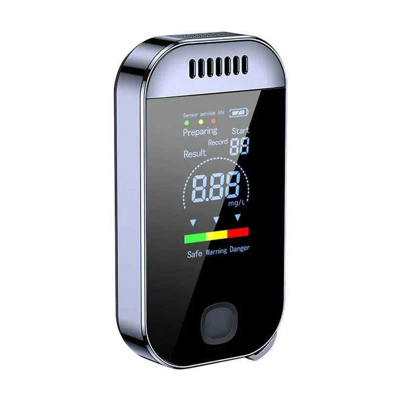 Intelligenter Alkoholtester mit LCD-Anzeige und Sensortechnologie ohne Kontakt