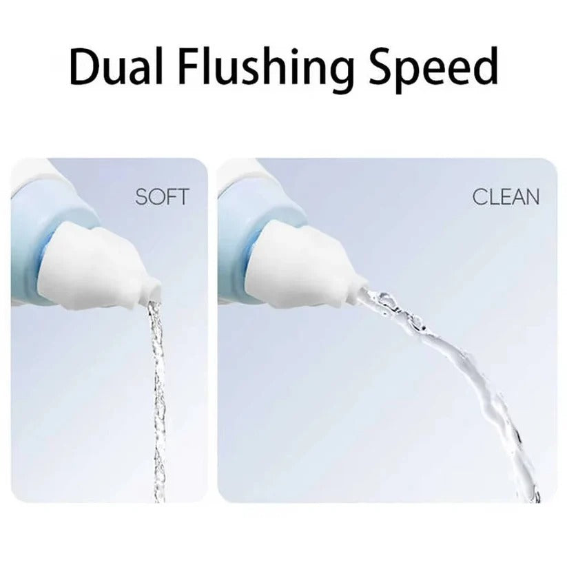 Wiederaufladbares Nasenspülgerät mit Dual-Flow-System