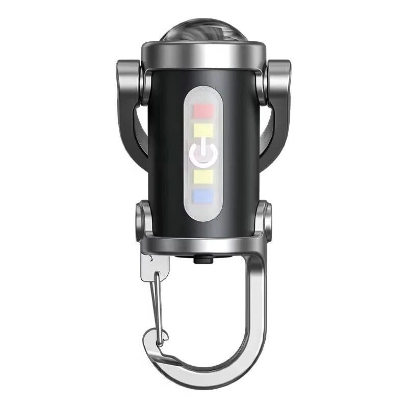 Wiederaufladbare Schlüsselanhänger-Lampe mit 6 Beleuchtungsmodi