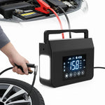 Mobiler Auto-Starthilfe mit integriertem Luftkompressor und Digitaldisplay