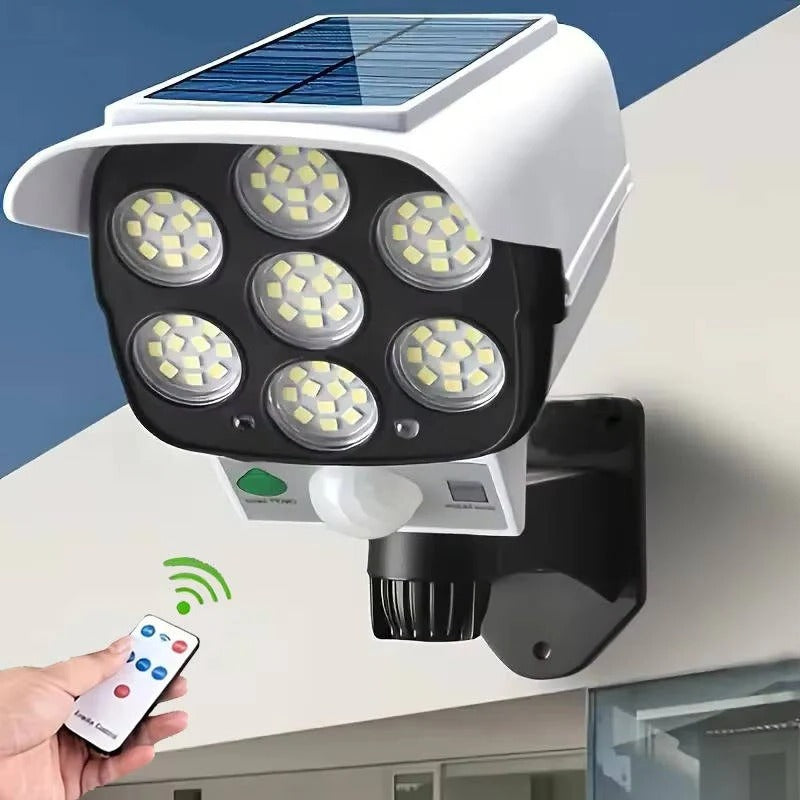Solarlampe für den Außenbereich mit Bewegungsmelder und drei Lichtmodi
