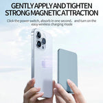 Tragbarer Aluminium-Ladeakku mit Magnet und schneller kabelloser Aufladung für iPhones