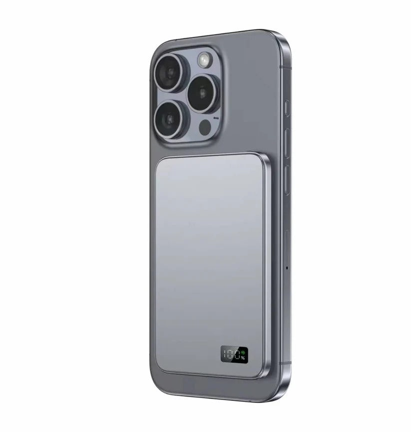 Ultraschlanker Magnet-Powerbank mit Schnellladung für iPhone