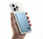 Tragbarer Aluminium-Ladeakku mit Magnet und schneller kabelloser Aufladung für iPhones