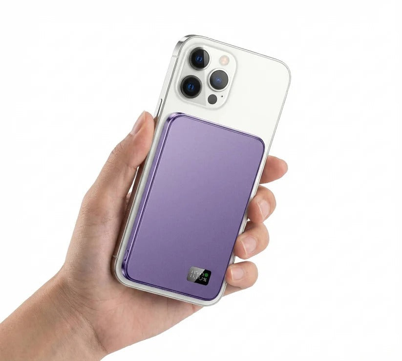 Ultraschlanker Magnet-Powerbank mit Schnellladung für iPhone