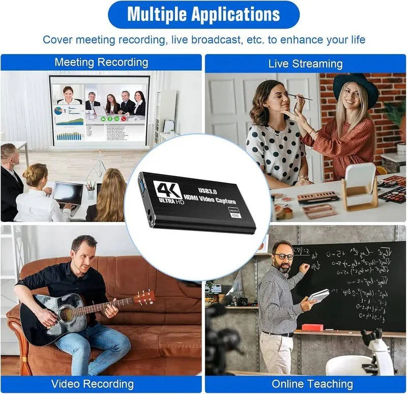 4K HDMI zu USB 3.0 Capture-Gerät für nahtloses Streaming