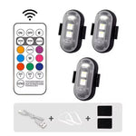 Wiederaufladbares RGB LED Blitzlicht mit Fernbedienung