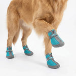 Wasserfeste, Atmungsaktive Hundeschuhe mit Rutschfester Sohle – 4er Set