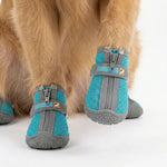 Wasserdichte Atmungsaktive Hundeschuhe mit Rutschfester Sohle – 4er Set