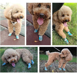 Wasserfeste, Atmungsaktive Hundeschuhe mit Rutschfester Sohle – 4er Set