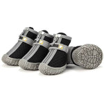 Wasserdichte Atmungsaktive Hundeschuhe mit Rutschfester Sohle – 4er Set