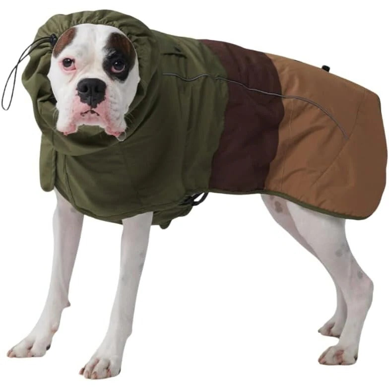 Wasserdichte und Winddichte Hunderegenjacke mit Rundum-Schutz