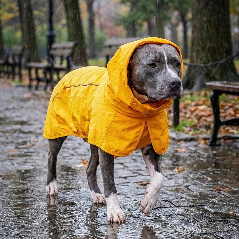 Wasserdichte und Winddichte Hunderegenjacke mit Rundum-Schutz