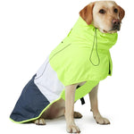 Wasserdichte Hunderegenjacke mit Windschutz und Reflektoren