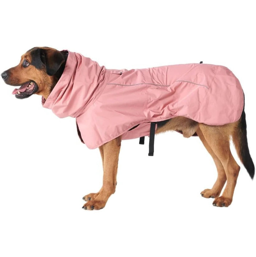 Wasserdichte und Winddichte Hunderegenjacke mit Rundum-Schutz