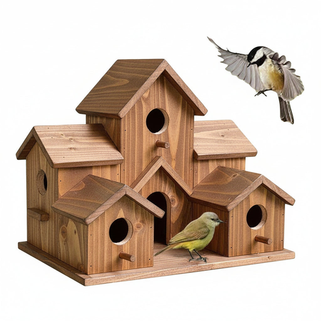 Vogelvilla aus Holz – Sicherer Nistplatz für Gartenbewohner