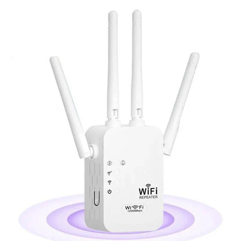 WLAN-Reichweitenverlängerer mit 6 Antennen und Ethernet-Anschluss für das gesamte Zuhause