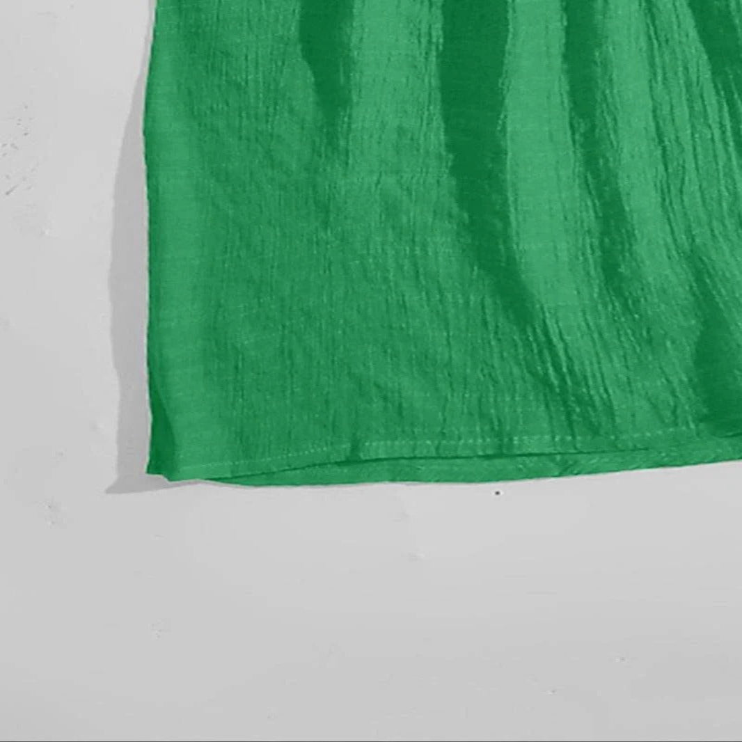 Luftiges Set mit Knopfleiste und Shorts für Frauen