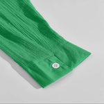 Luftiges Set mit Knopfleiste und Shorts für Frauen