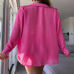 Luftiges Set mit Knopfleiste und Shorts für Frauen