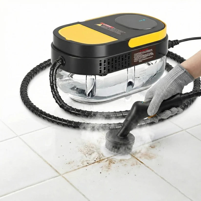 Tragbarer Dampfreiniger für Zuhause und Auto mit 3BAR Druck