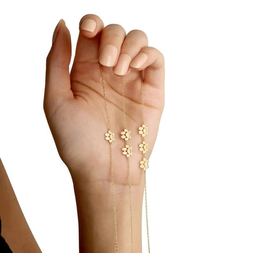 Persönliches Pfotenabdruck-Armband aus Edelstahl – Ein Zeichen der Liebe