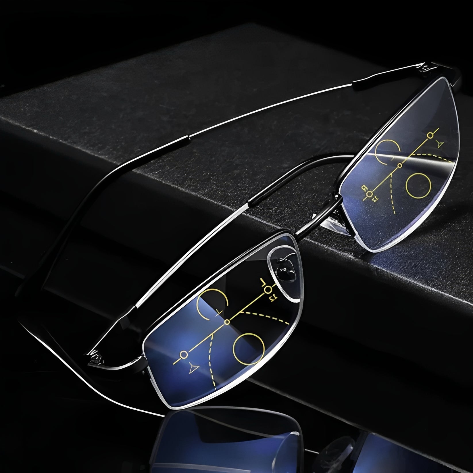 Vielseitige Lesebrille mit UV400 lichtempfindlichen Gläsern